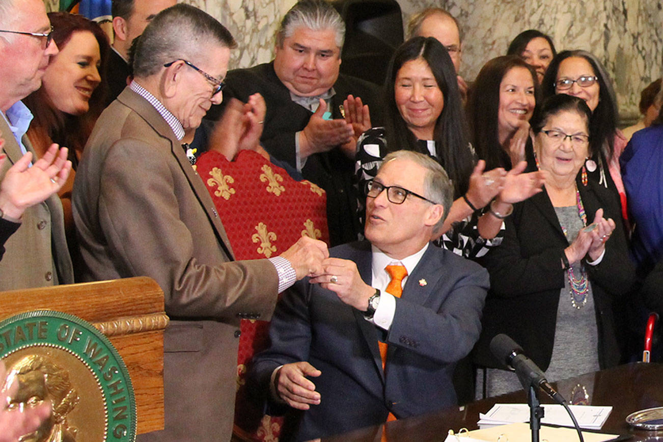 Gov. Inslee signs Native American Voting Rights Act into law