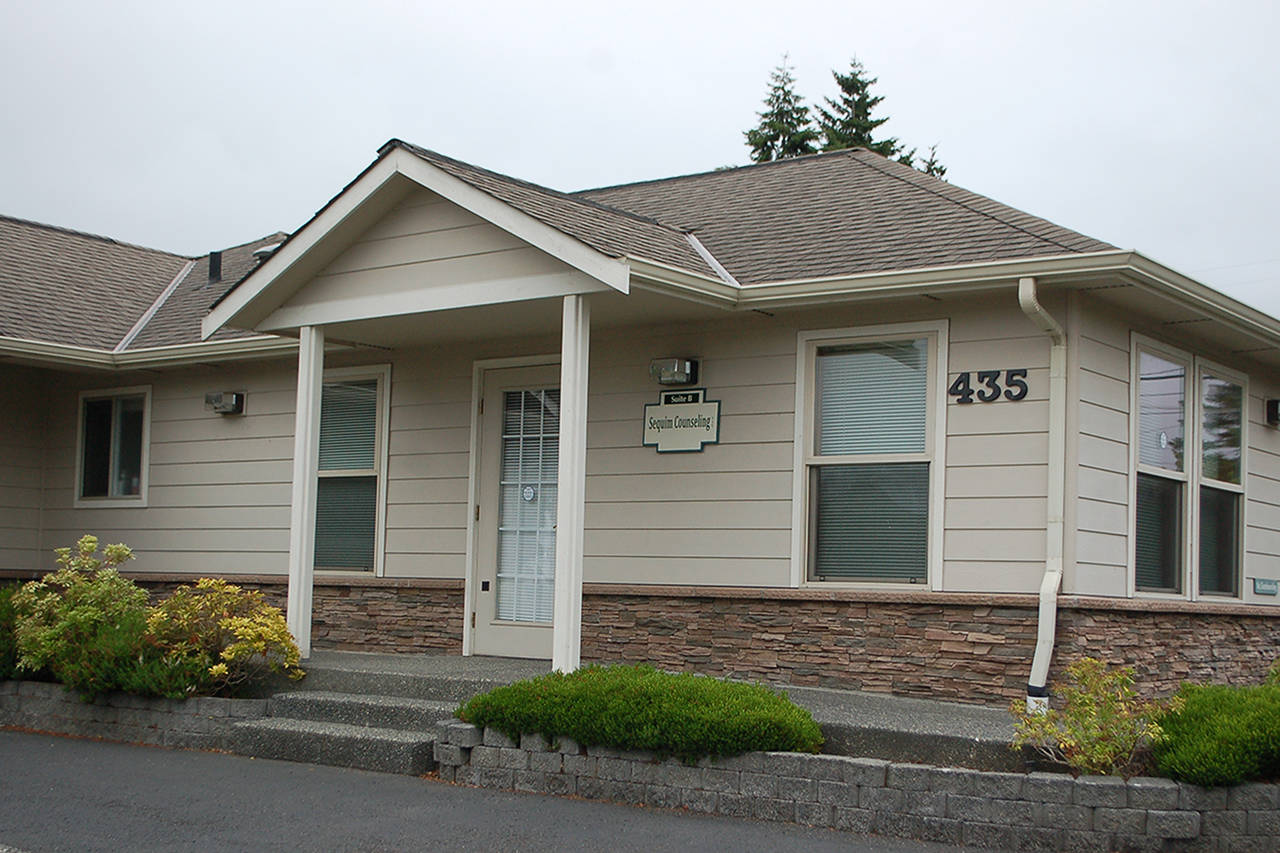 Sequim Counseling’s office at 435 W Bell Street. The office has been open for two years, but recently added two more clinicians to be able to better serve a wider variety of clients. Sequim Gazette photo by Conor Dowley.