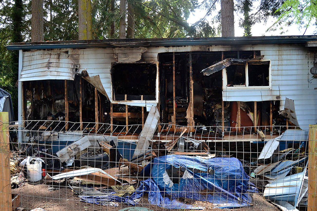 Fire destroys Dungeness Meadows home