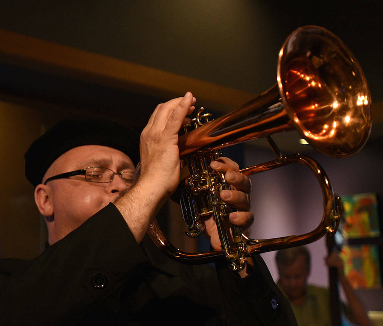 Flugelhornist Dmitri Matheny brings his jazz trio to Sequim’s Wind Rose Cellars on Sept. 14. Submitted photo