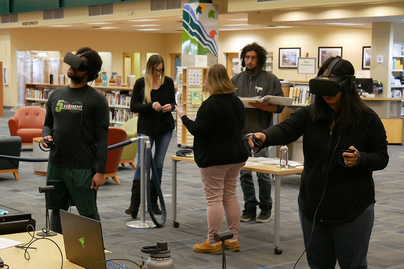 Experience ‘virtual reality’ at the library