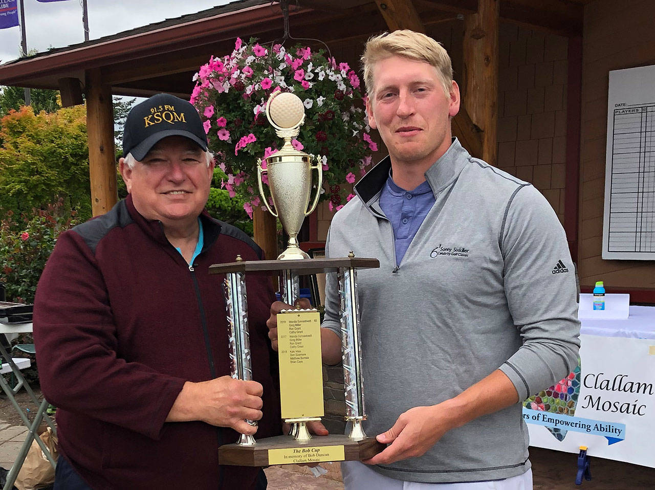 Winners of the 2019 Bob Cup are Rick Hendrickson, left, and Frank Catelli. Submitted photo