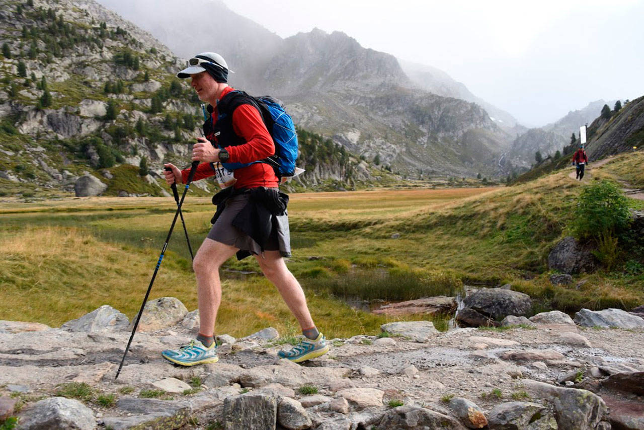 Will Thomas treks through the Aosta Valley in the Italian Alps during the the Tor Des Geants 200-plus mile race in September. Photo courtesy of Will Thomas