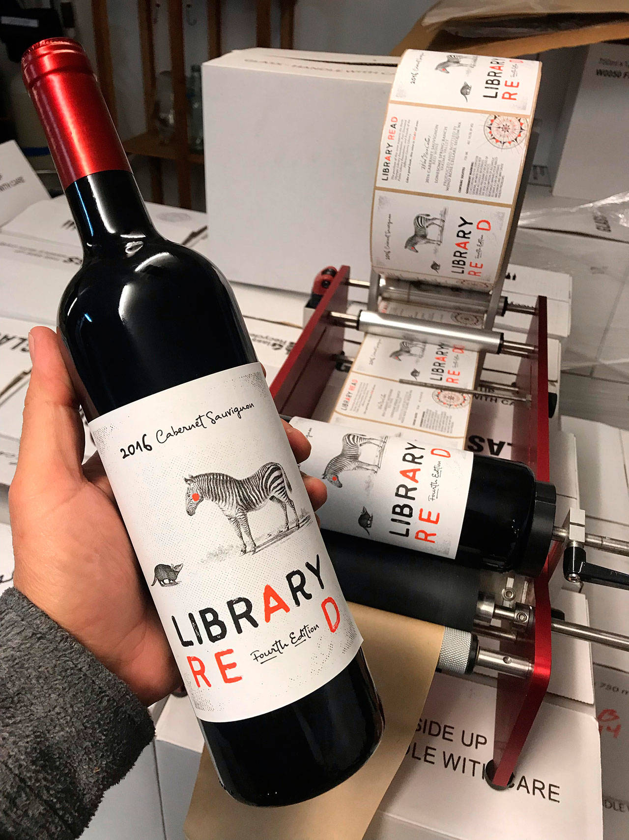 The newest edition of the Library REaD wine supports libraries in Clallam and Jefferson counties. Submitted photo