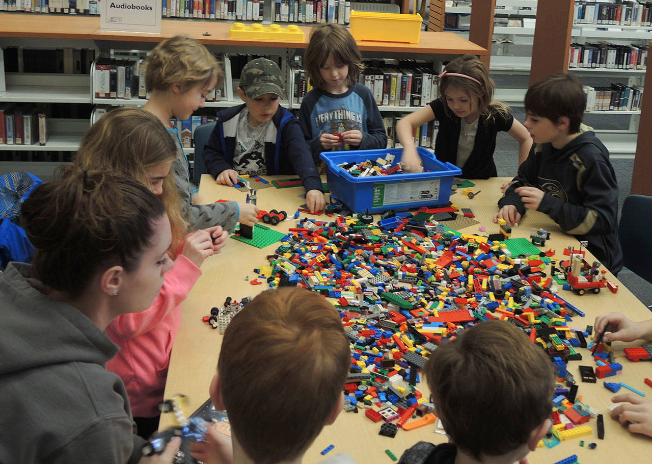Sequim and Port Angeles libraries host LEGO “Build It” programs at Sequim and Port Angeles libraries through March. Photo courtesy of North Olympic Library System