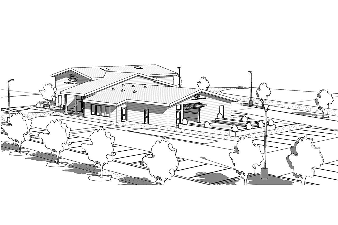 Karla Forsbeck of Dungeness Design recently submitted plans to engineers for the Shipley Center’s Health & Wellness Annex proposed for the site across the street from the existing facility. Image courtesy of Shipley Center