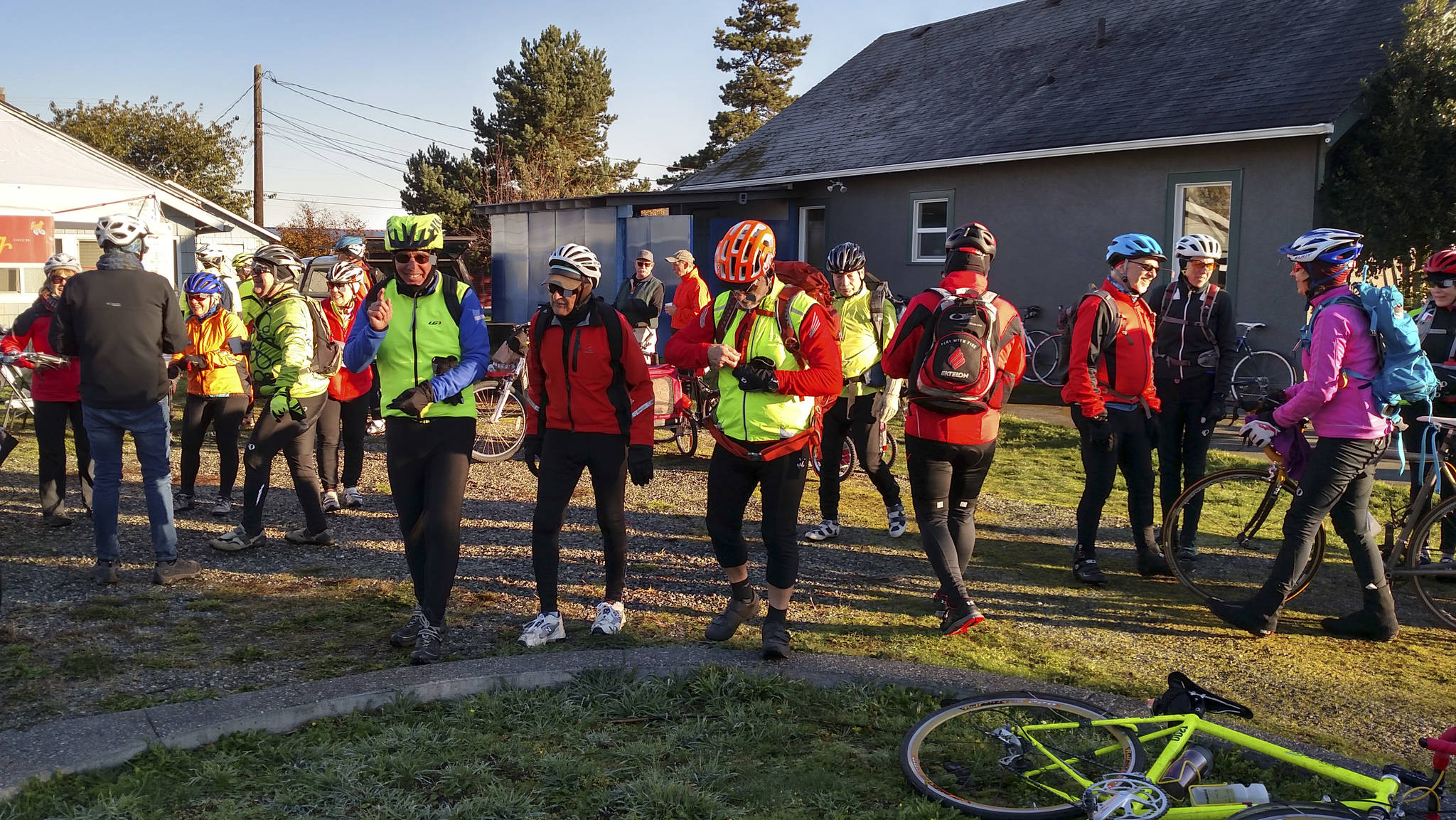 Participants gather for the 2018 Cranskgiving in Sequim. Photo courtesy of Tom Coonelly