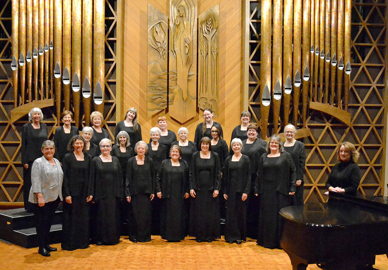The NorthWest Women’s Chorale hosts its annual winter concerts on two dates: Dec. 7 in Sequim and Dec. 9 in Port Angeles. Submitted photo