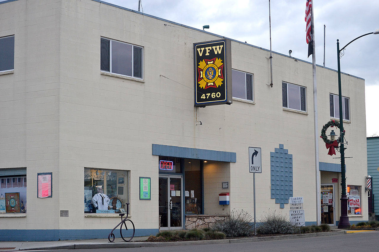 With the Sequim VFW Post 4760 building selling this summer, its leaders plan to continue leasing some space while giving back to veterans and the community more. Sequim Gazette photo by Matthew Nash