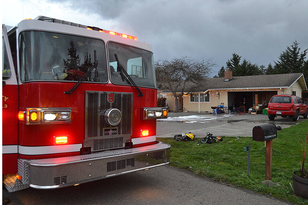 Sequim firefighters stop garage fire Sequim Gazette