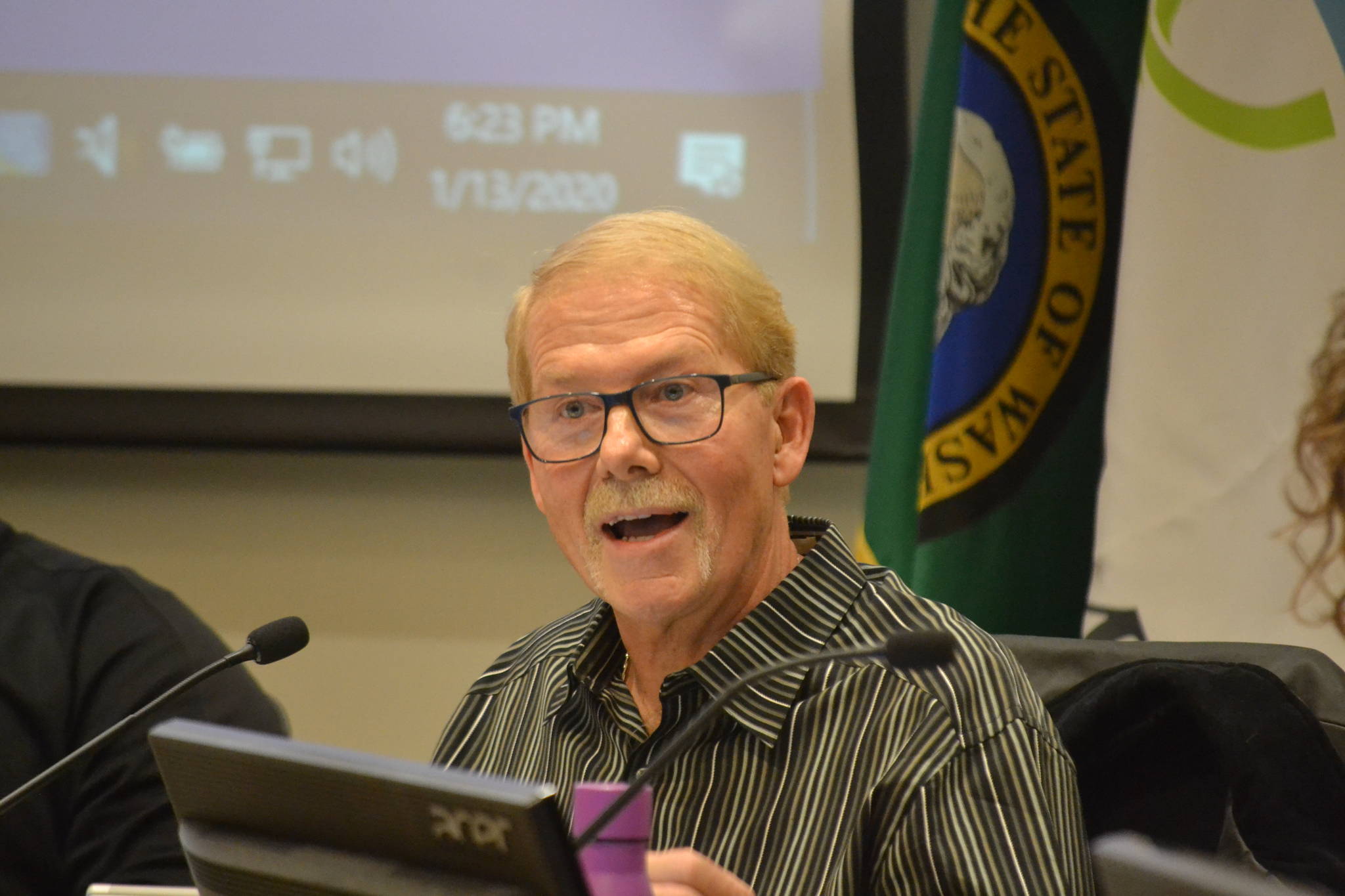 Sequim city councilors elected William Armacost as its new mayor on Jan. 13. He was appointed in 2018 and reelected to city council in 2019. Sequim Gazette photo by Matthew Nash
