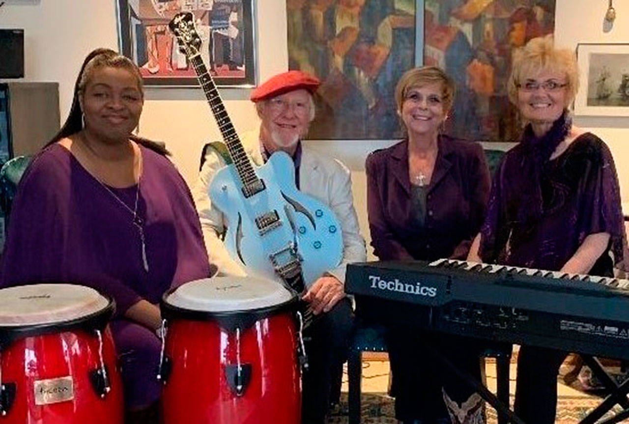Just in Tyme, featuring, from left, Mary Charles, Richard Crowell, Debra Davis, and Sandi Lockwood, perform at 1 p.m. Tuesday, Feb. 11 for St. Luke’s Episcopal Church’s Music Live series. Submitted photo