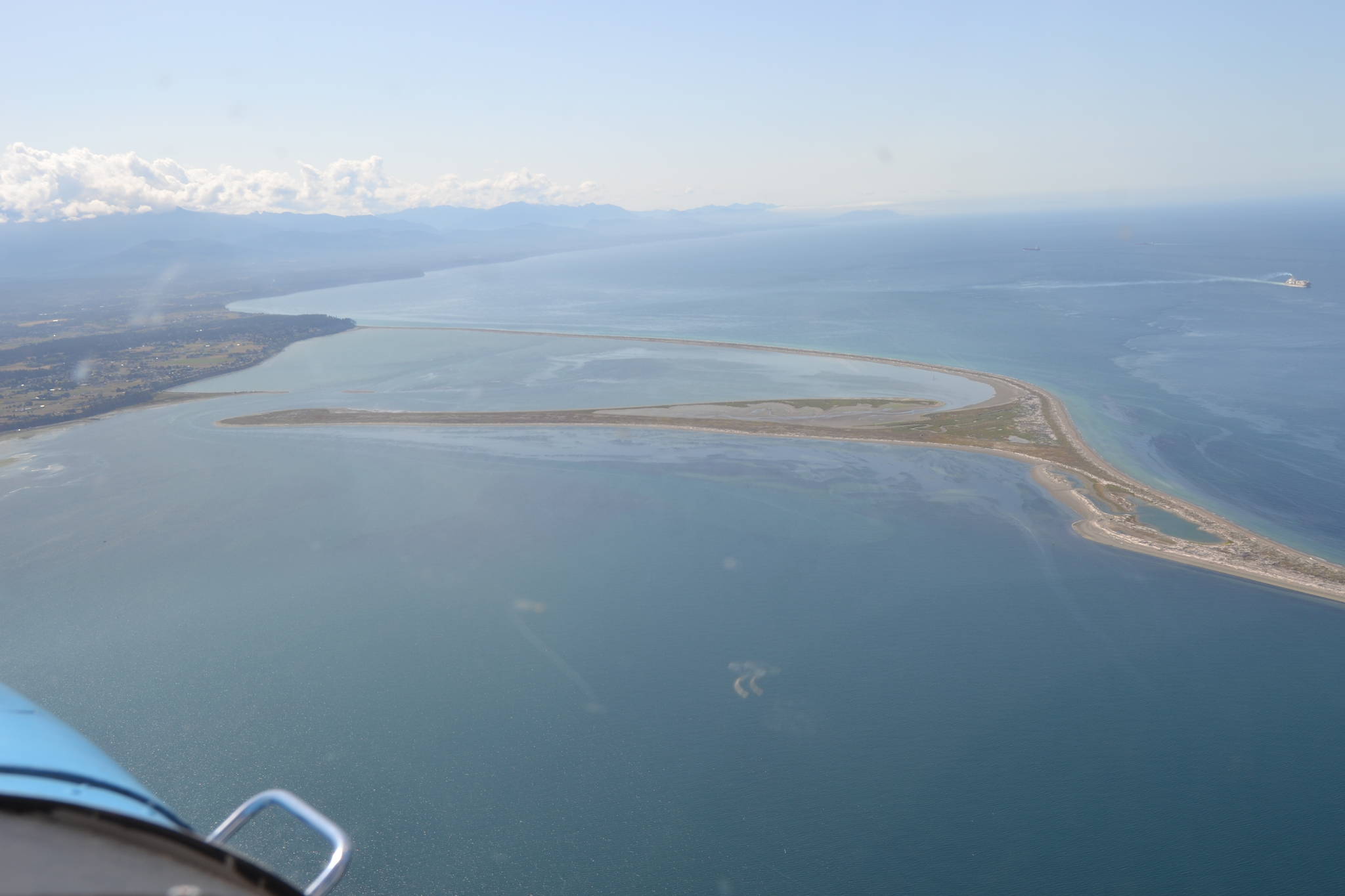 Approval came through last week from Clallam County Hearing Examiner Andrew Reeves for the first phase of Jamestown S’Klallam Tribe’s planned oyster farm south of the Dungeness Spit. Tribal officials must receive more licenses and permits from state and federal agencies before proceeding. Before expanding to phase 2, they also must prove there’s no negative impacts from phase 1. Sequim Gazette photo by Matthew Nash