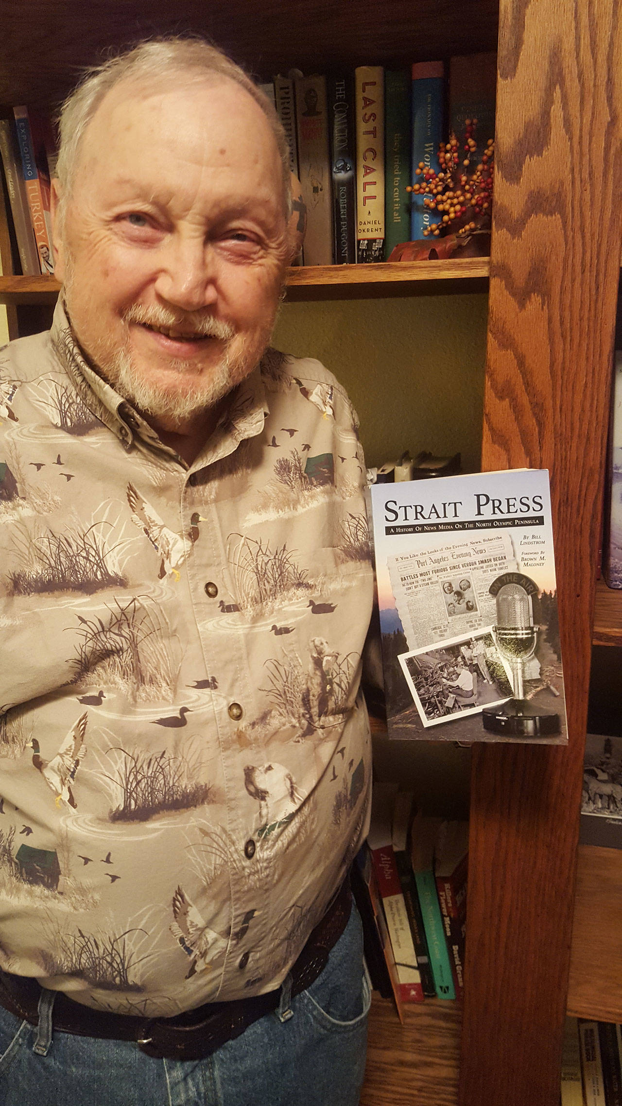 Bill Lindstrom, author of “Strait Press: A History of News Media on the North Olympic Peninsula,” is one of the featured speakers at the North Olympic History Center’s History Tales on March 1. Submitted photo