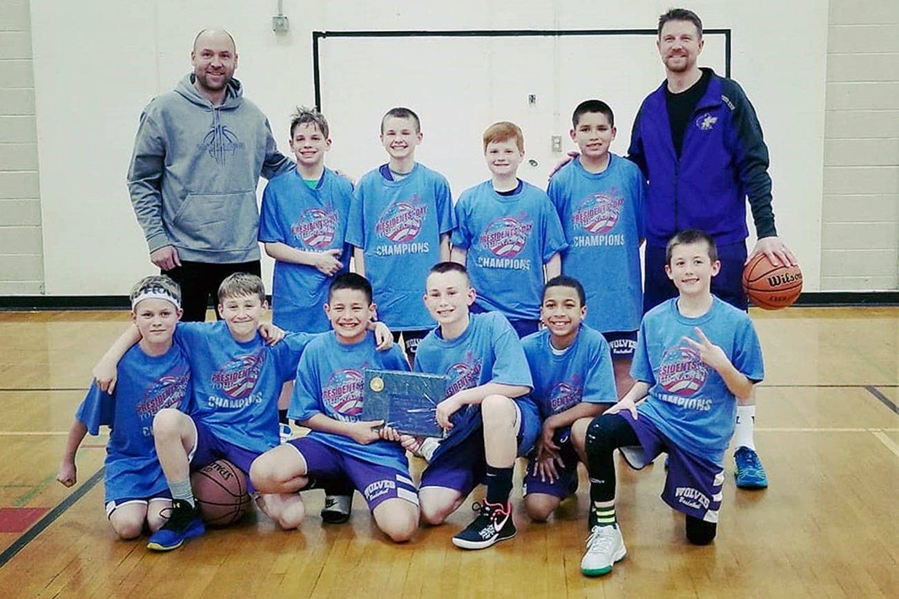 PHOTO: Fifth-grade Wolves net win at Presidents’ Day Tourney