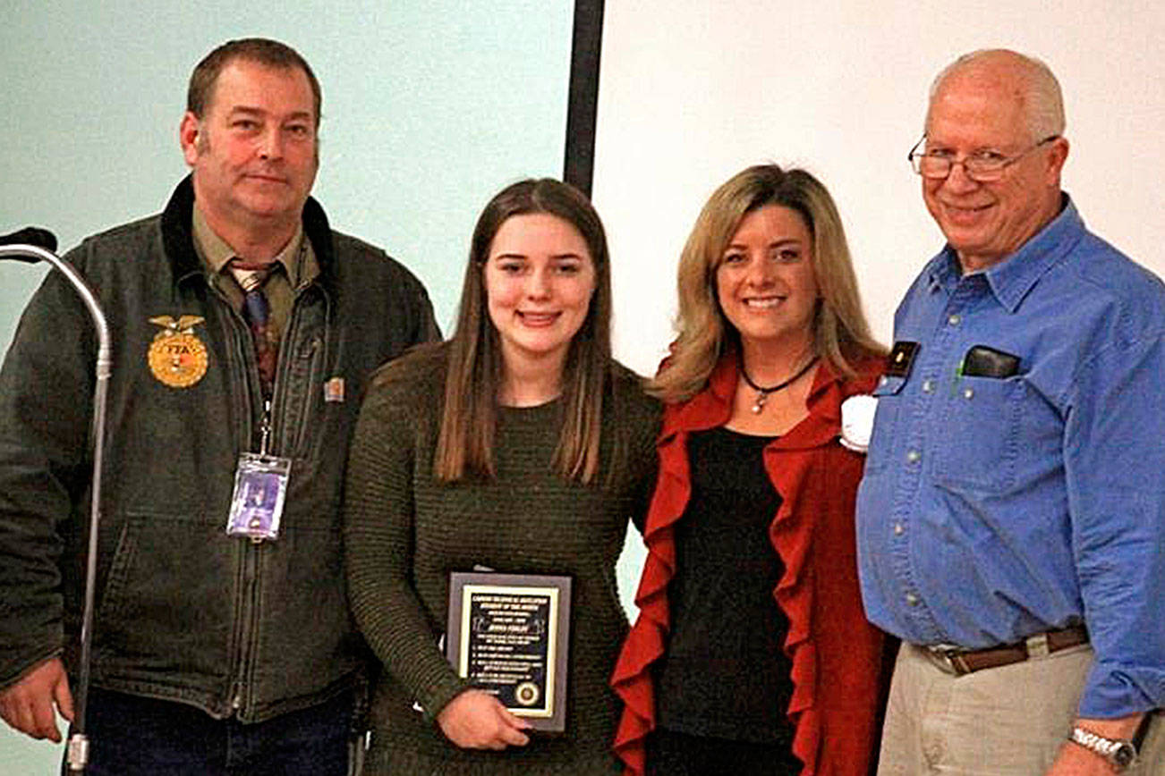 Milestone: Sequim Sunrise Rotary names Finley Student of the Month for January