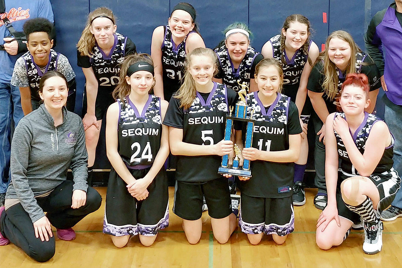 PHOTO: Sequim hoopsters take second