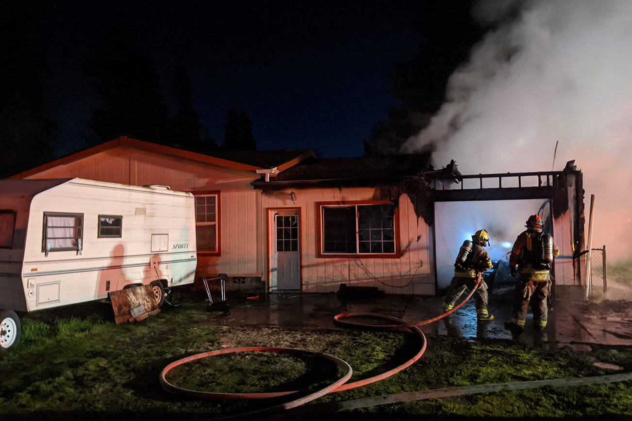 Garage burns, but firewall helps keep Sequim home intact Sequim Gazette