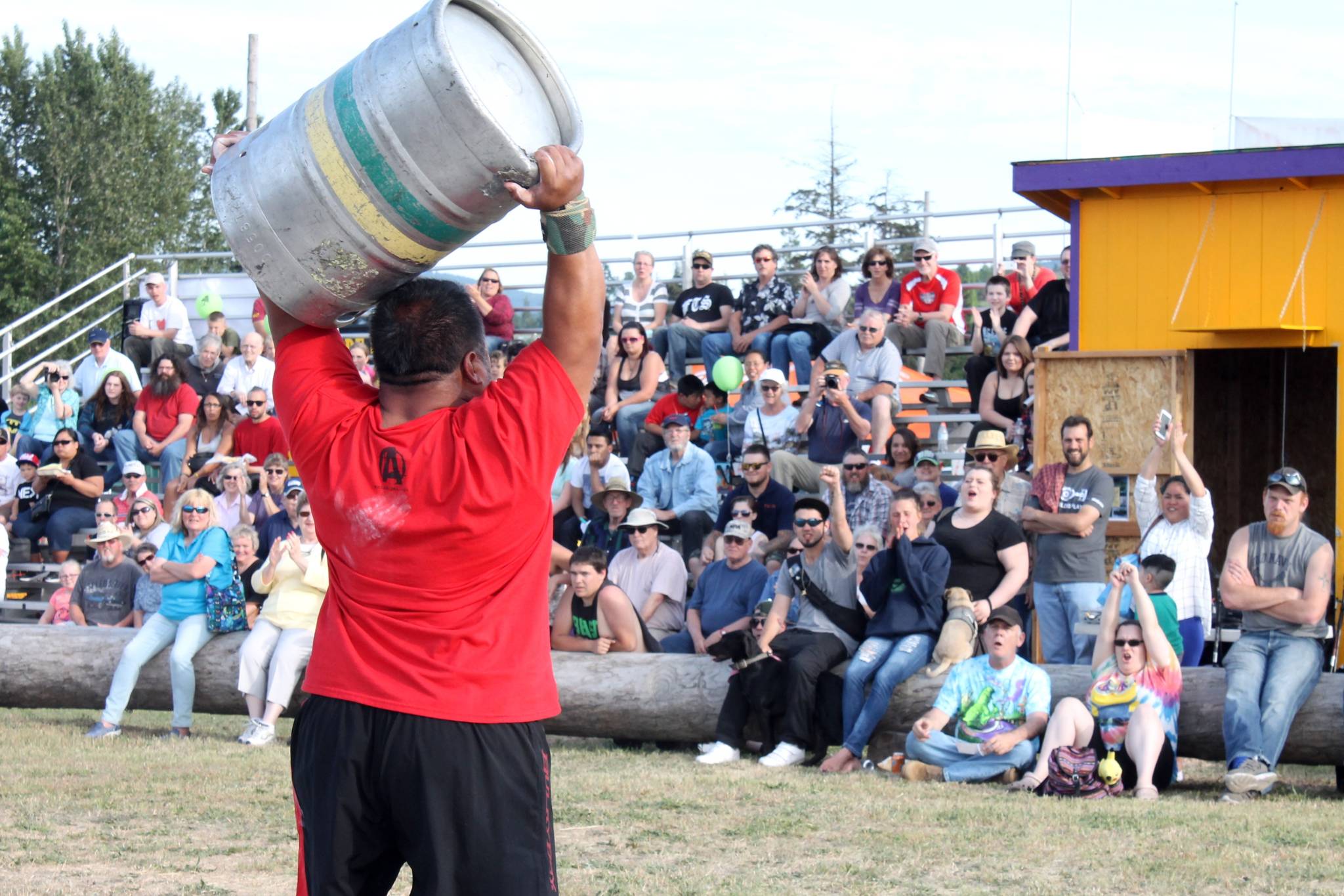 Local nonprofits that bring in tourists like the Sequim Irrigation Festival for events like its Strongman Competition, seen here in 2016, can apply for a new grant to help with some expenses during the COVID-19 pandemic through the City of Sequim. Applications end June 1. Sequim Gazette file photo by Michael Dashiell
