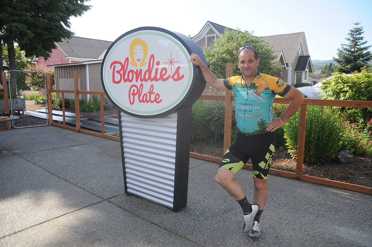 Josh Armstrong, new owner of Blondie’s Plate, said he hopes to have the downtown Sequim restaurant 
reopened by mid-July. Sequim Gazette photo by Michael Dashiell