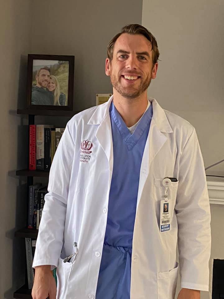 Joshua Chrisman finished medical school in May and started his residency in Internal Medicine and Anesthesiology this month. Photo courtesy of Al Chrisman