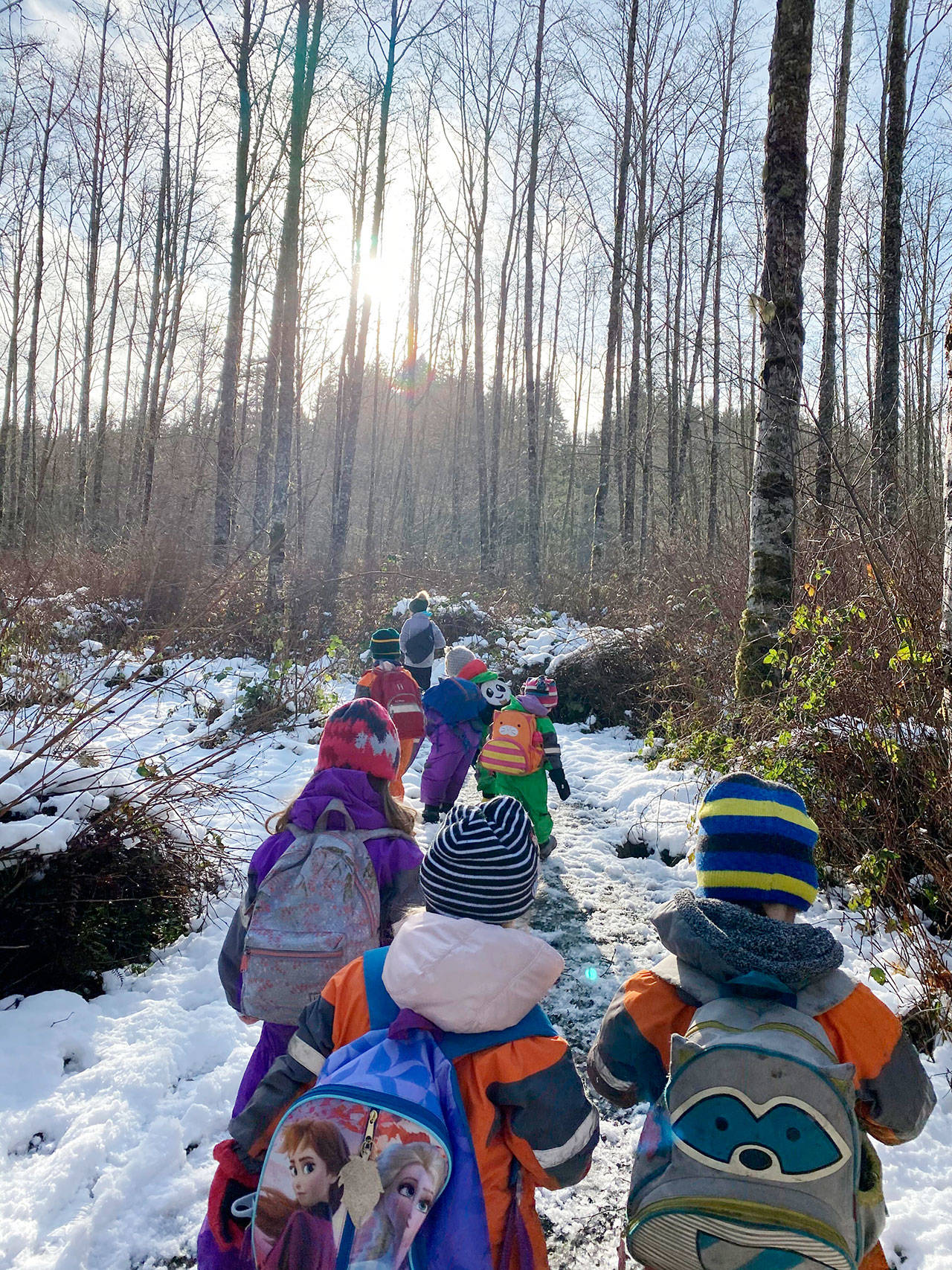 Magnolia Forest Preschool Natural Child Life Preserve offers preschool services at Sequim Bay State Park this fall. Submitted photos