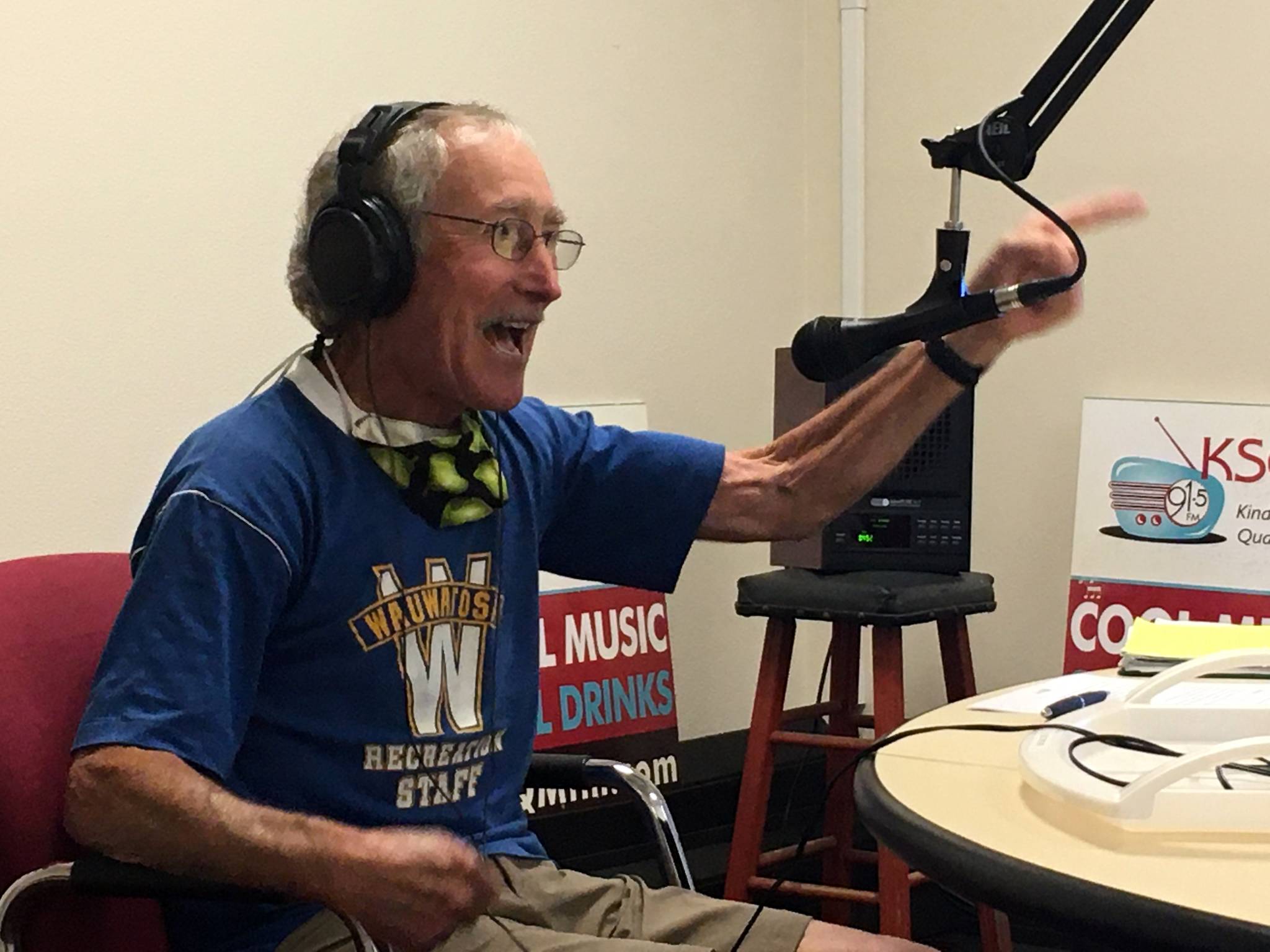 Gardening personality Ciscoe Morris joined KSQM 91.5 FM last Saturday for his first show of “Gardening with Ciscoe.” It broadcasts each Saturday at 9 a.m. Sequim Gazette photo by Matthew Nash