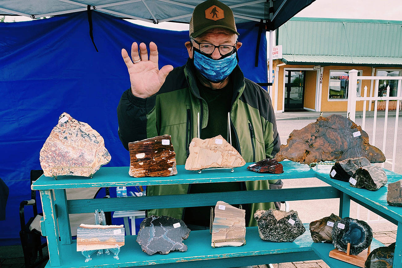 ‘Rock Guy’ shares diverse wares at Saturday market
