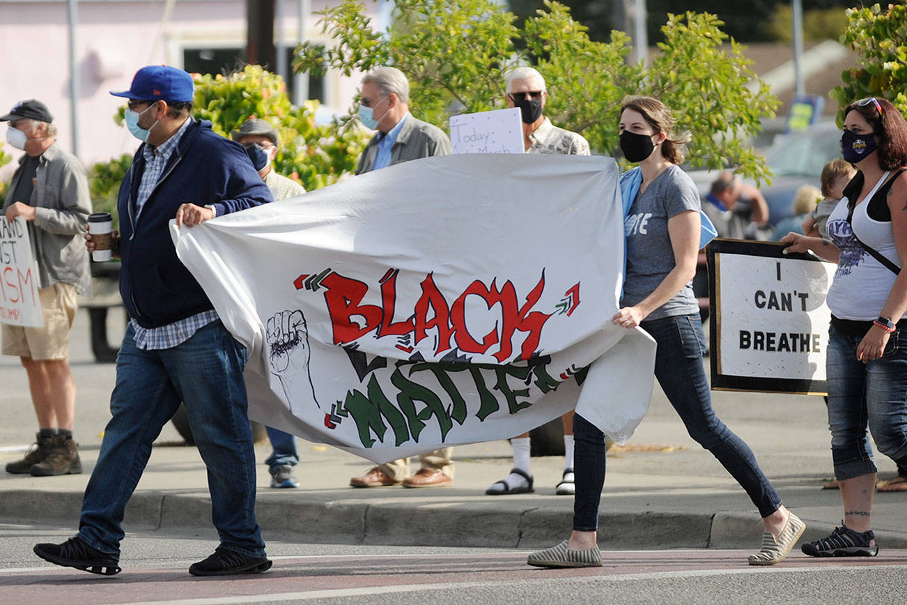PHOTO: Black Lives Matter protest in downtown Sequim