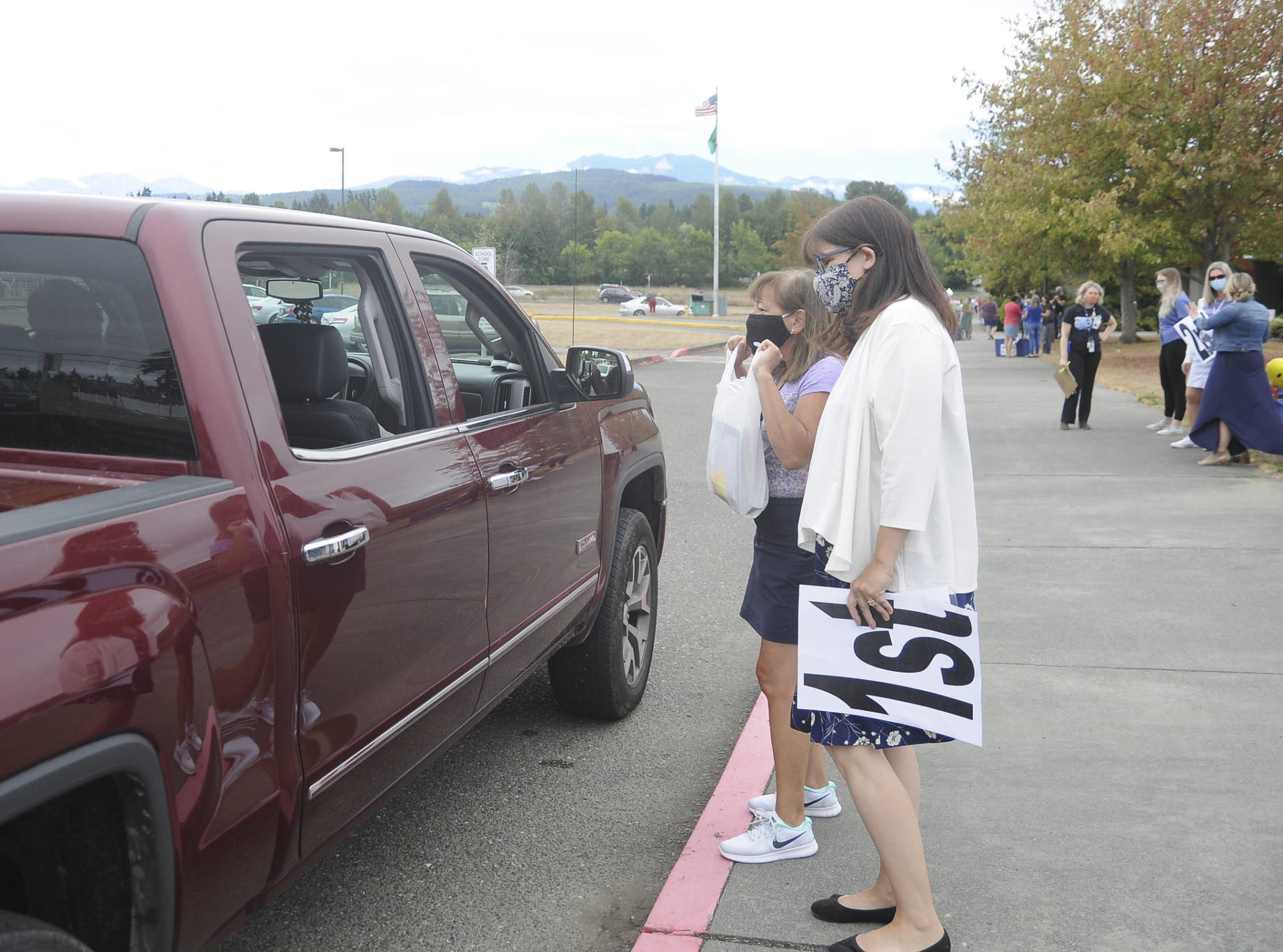 First day drivethrough for Sequim schools Sequim Gazette