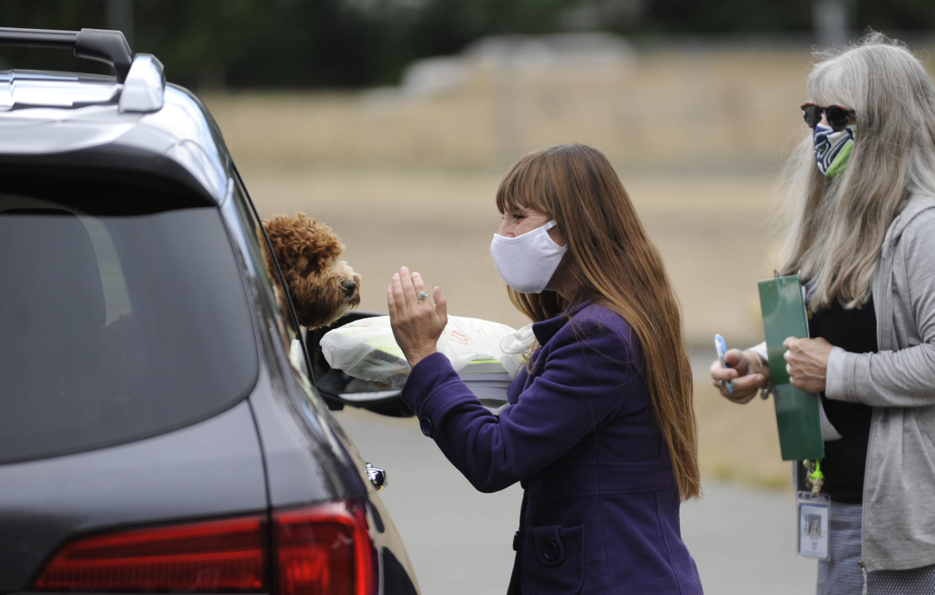 First day drivethrough for Sequim schools Sequim Gazette
