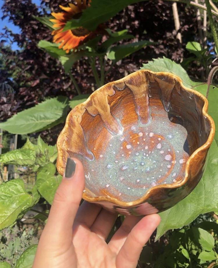 One of the many aspects Sydney Swanson said she loves about pottery is experimenting with glazes. Photo courtesy of Sunshine Ceramics Studio