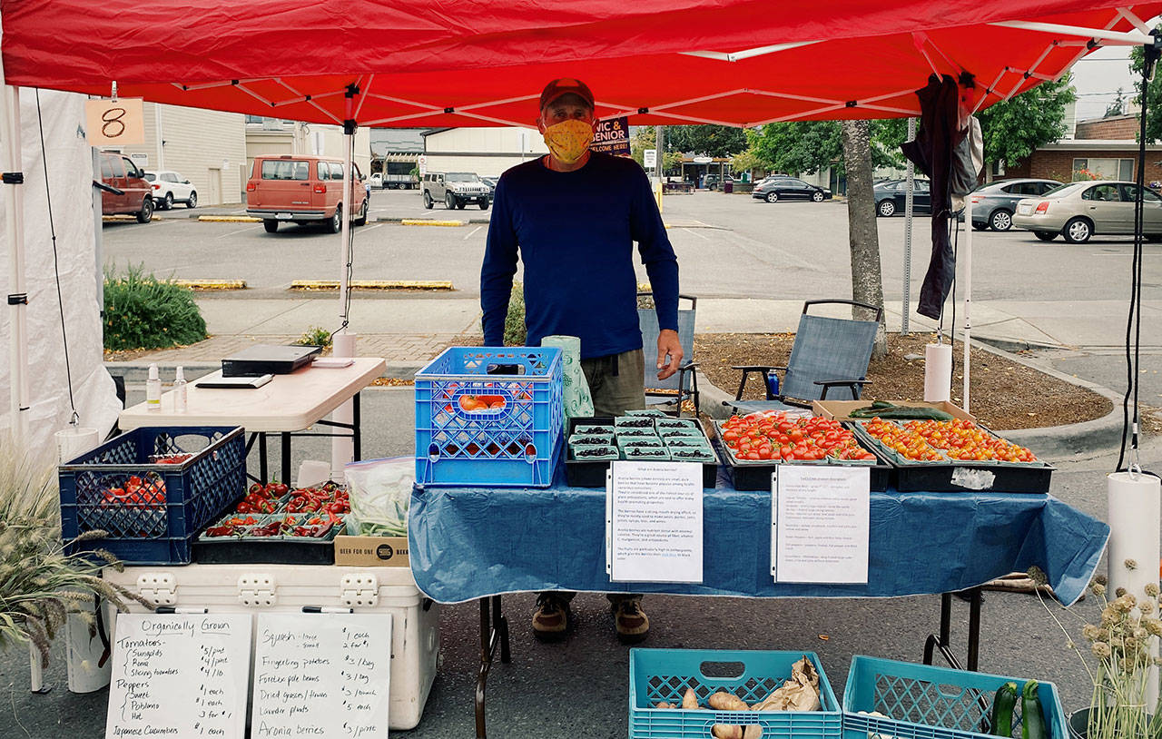 Check out a variety of vegetable at Curt’s Crops booth at the Sequim Farmers & Artisans Market through October. Submitted photo