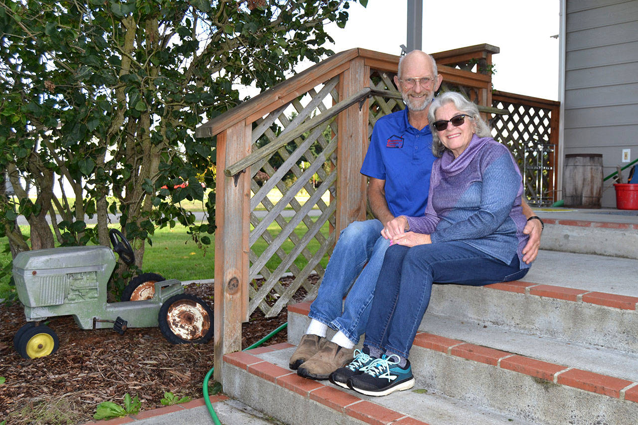 After 37-plus years, Rex and Penny Berneking are winding down their Berneking Concrete Homes business to focus on family, their rentals and a fixer upper home. “We’re thankful to the community that supported us,” Rex said. “Honesty is our only policy. I give you the best quality I can because concrete is permanent. We want to get it right the first time.” Sequim Gazette photo by Matthew Nash