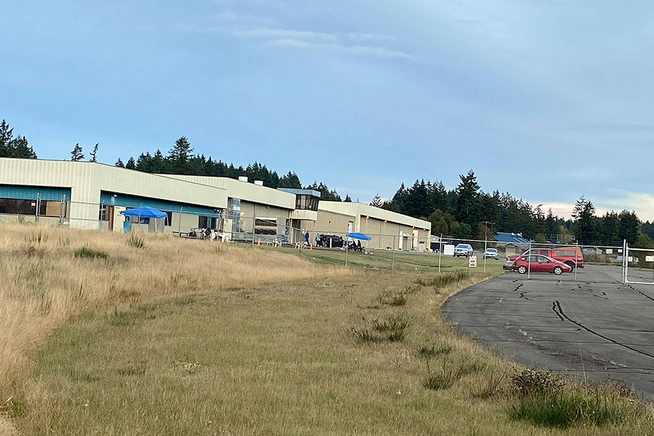 Clallam County commissioners agreed last week to seek a lease extension and more funding to maintain for the Clallam County COVID-19 Social Distancing Center, pictured here last week. Photo by Rob Ollikainen/Olympic Peninsula News Group