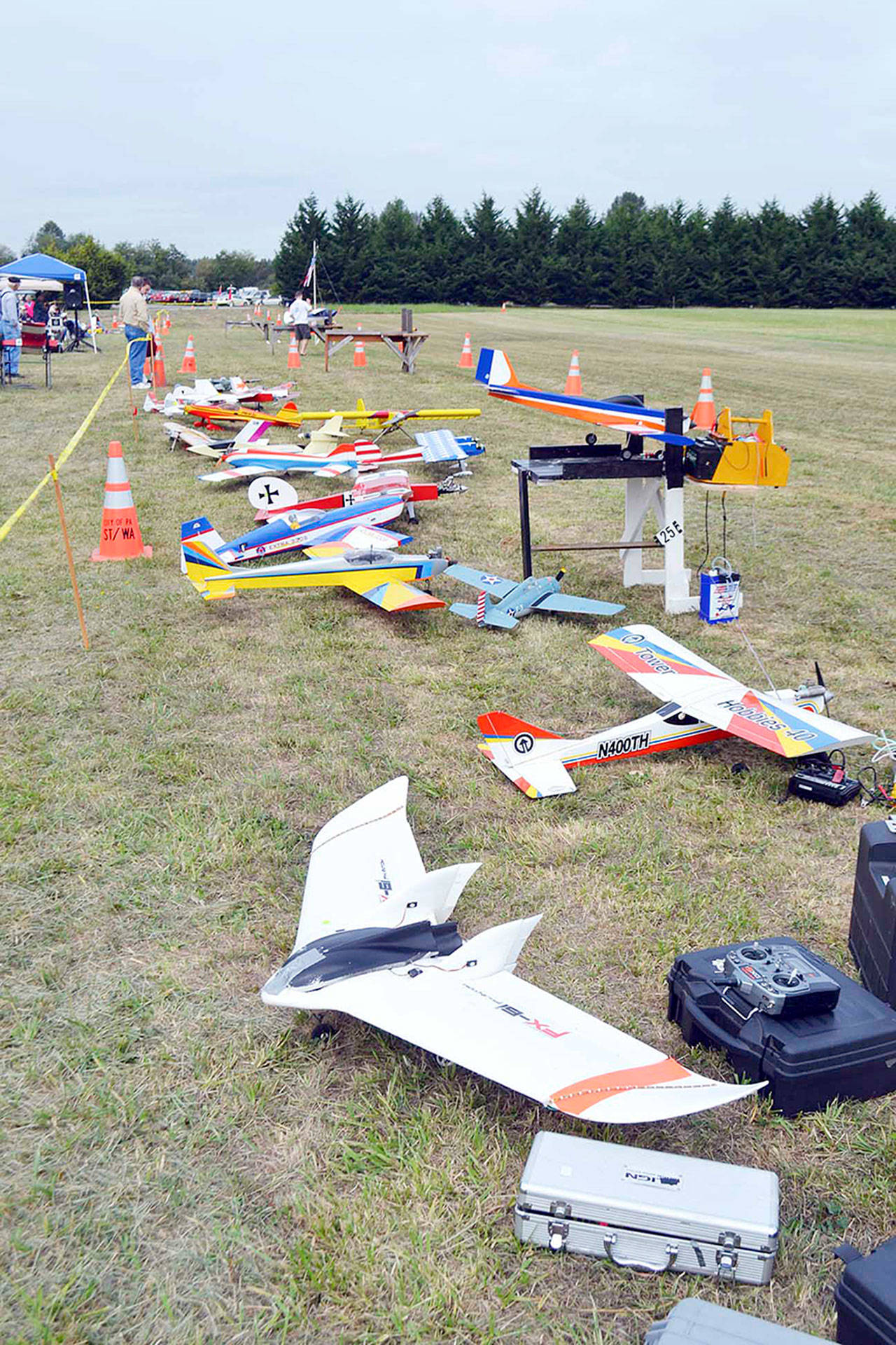 A popular attraction at the annual Olympic Peninsula Air Affaire at Sequim Valley Airport are the radio-controlled planes. Sequim Gazette file photo by Matthew Nash