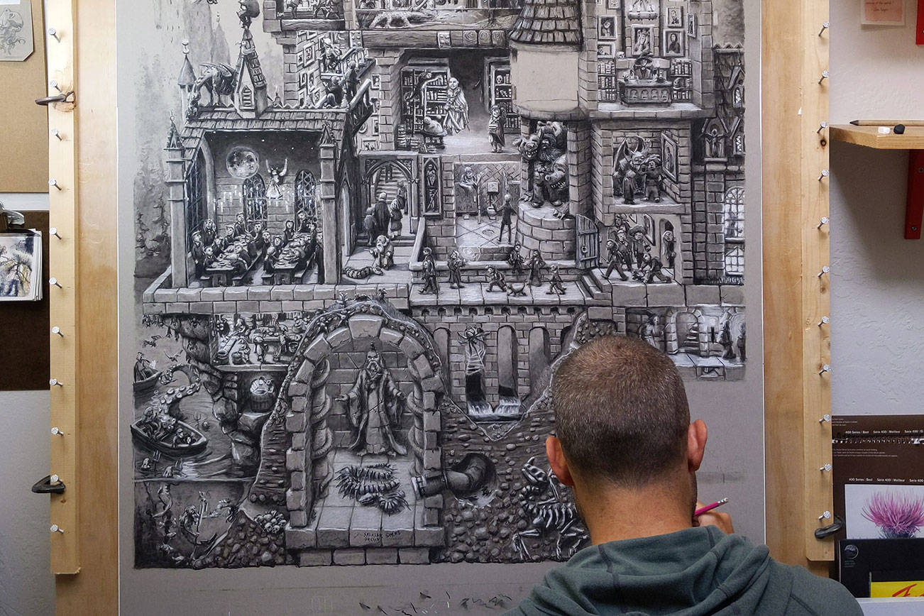 Charcoal artist in spotlight at Harbor Art Gallery Sequim Gazette