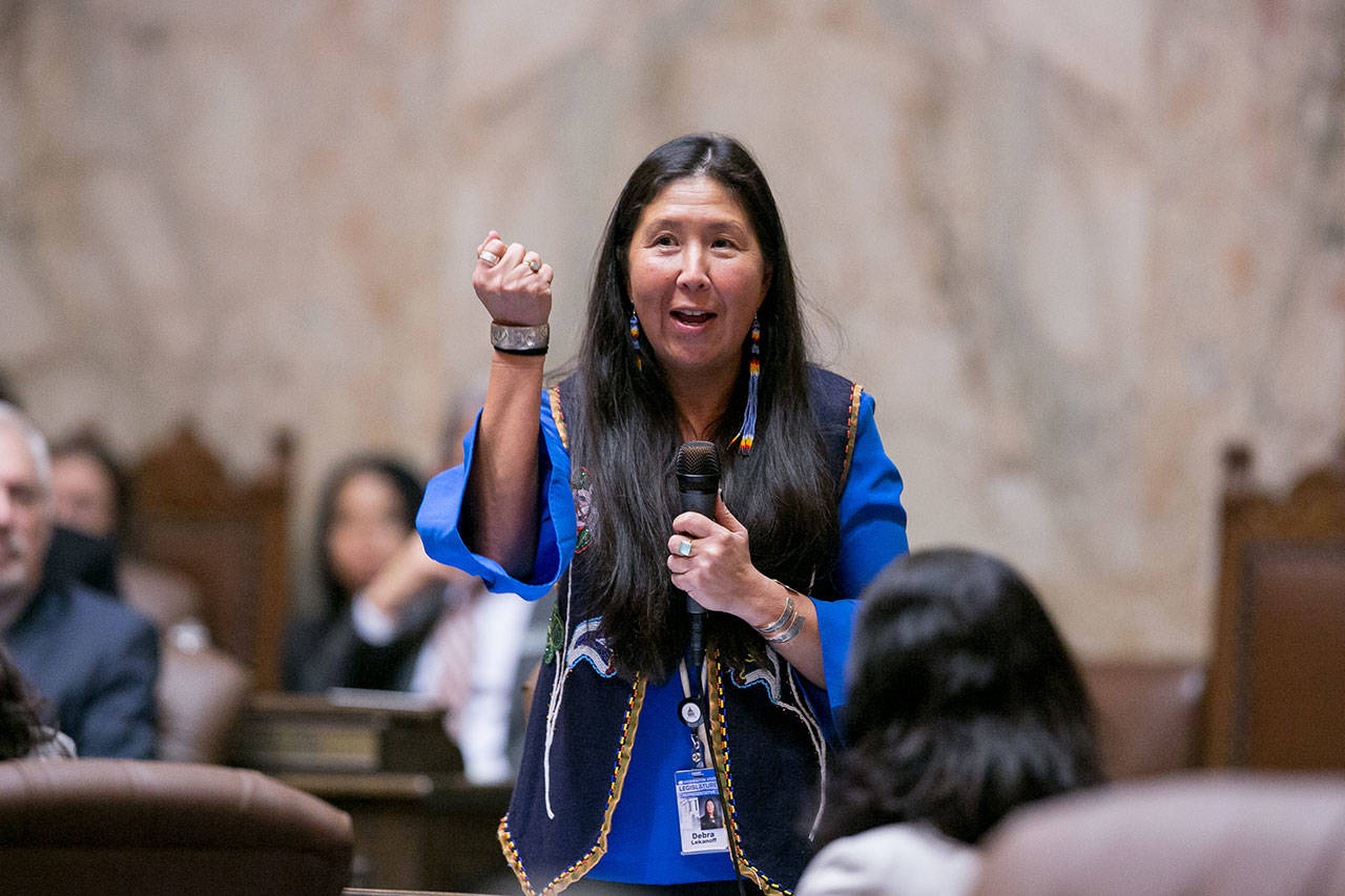 Debra Lekanoff is the only Native American in the Washington State Legislature, and she feels the weight of clearing the way for others to follow. House Democrats photo