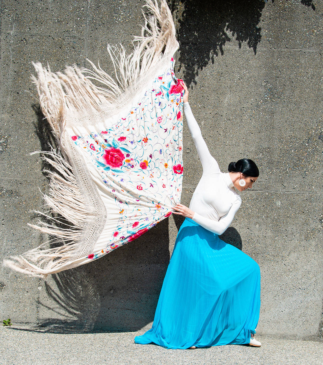 Seattle-based flamenco dancer Savannah Fuentes offers “Flores de Verano Flamenco en Vivo” at the Sequim Prairie Grange on June 16, along with two June dates in Port Townsend this June. Submitted photo