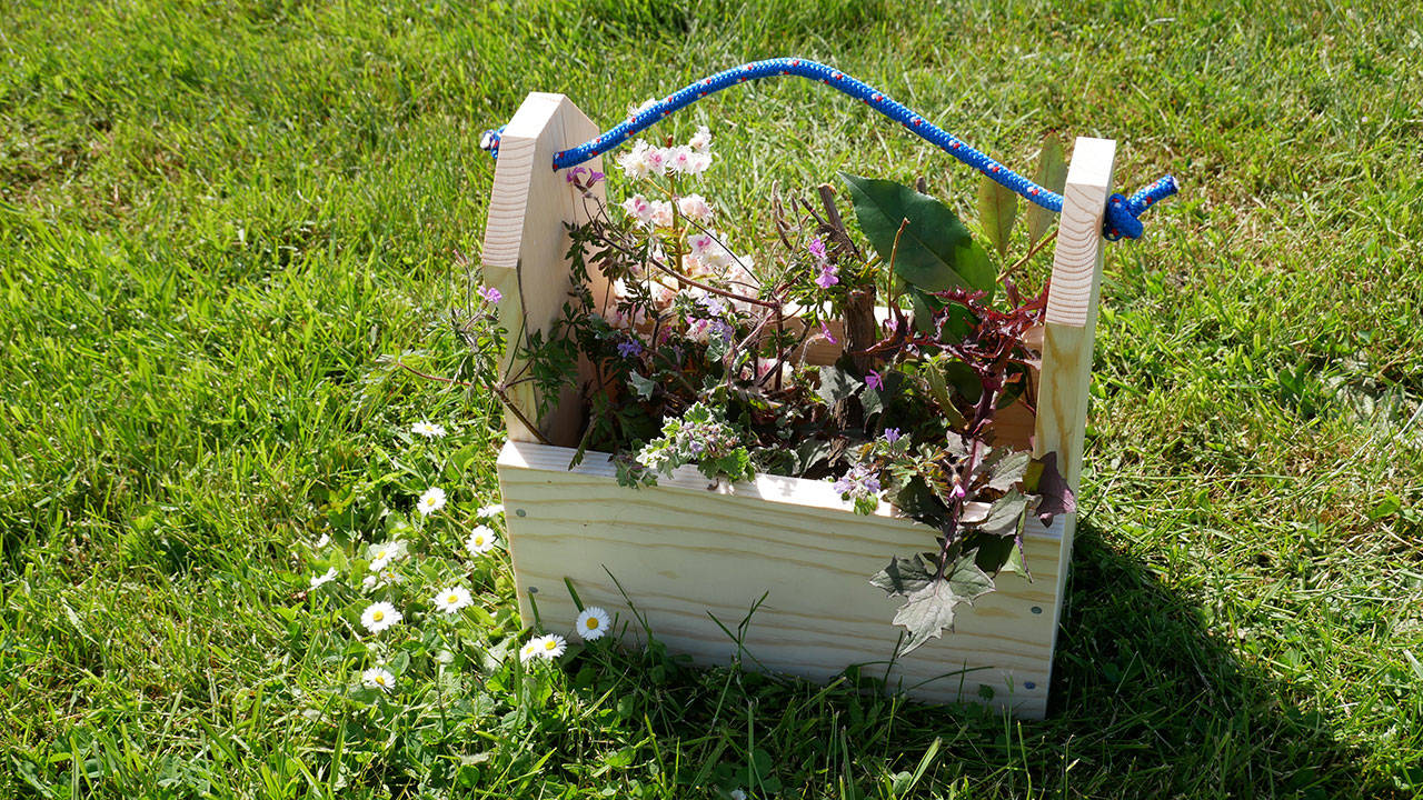 The North Olympic Library System offers planter box kits designed for youths of ages 4-12 to build with adults. Photo courtesy of North Olympic Library System