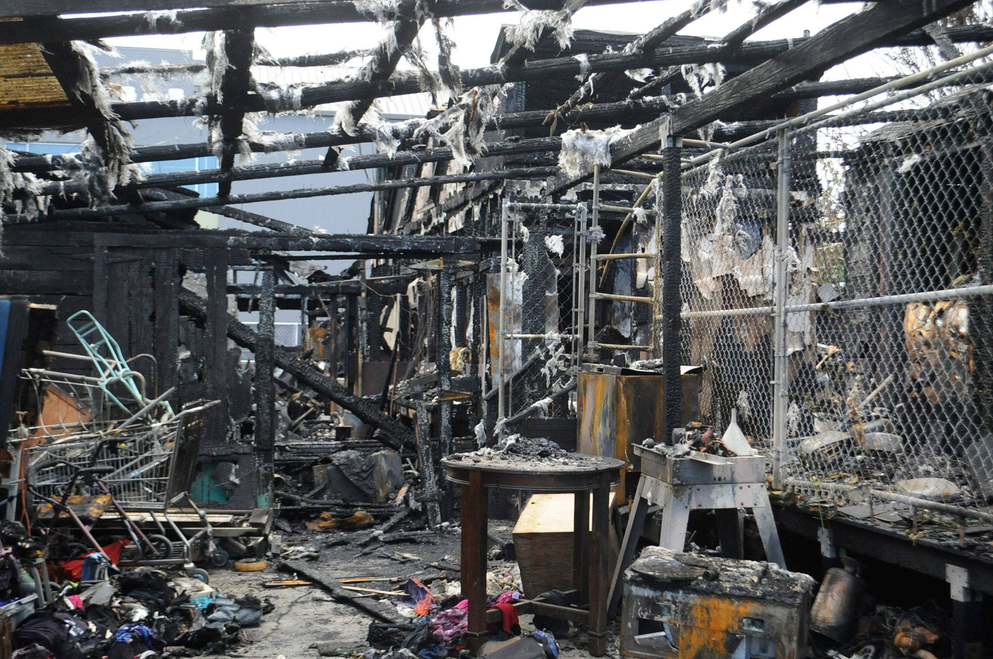 Sequim Police ruled the cause of a June 6 fire that destroyed a home, dental lab, garage and trailer inconclusive. All the structures were ruled uninhabitable. Sequim Gazette file photo by Matthew Nash