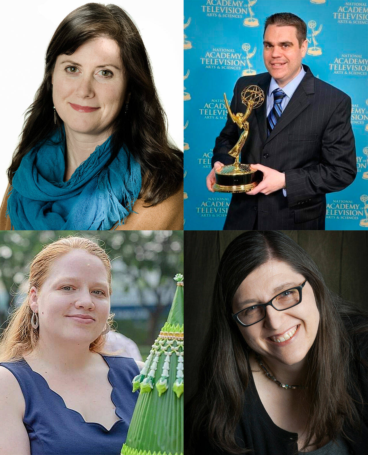Among the speakers slated for Peninsula College's “Careers in Communication” on Oct. 27 are (clockwise, from top left) Daysha Eaton, Kevin Jackson, Heather Bloyer and Liz Leigh. Submitted photos