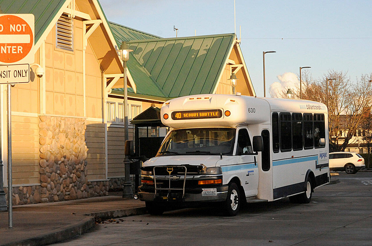 Clallam Transit leaders report that in 2020 and 2021, exclusions have gone above pre-pandemic levels where transit operators have issued exclusions for misbehavior, mostly nuisances, while at transit facilities or while riding on a bus across Clallam County. Sequim Gazette photo by Matthew Nash
