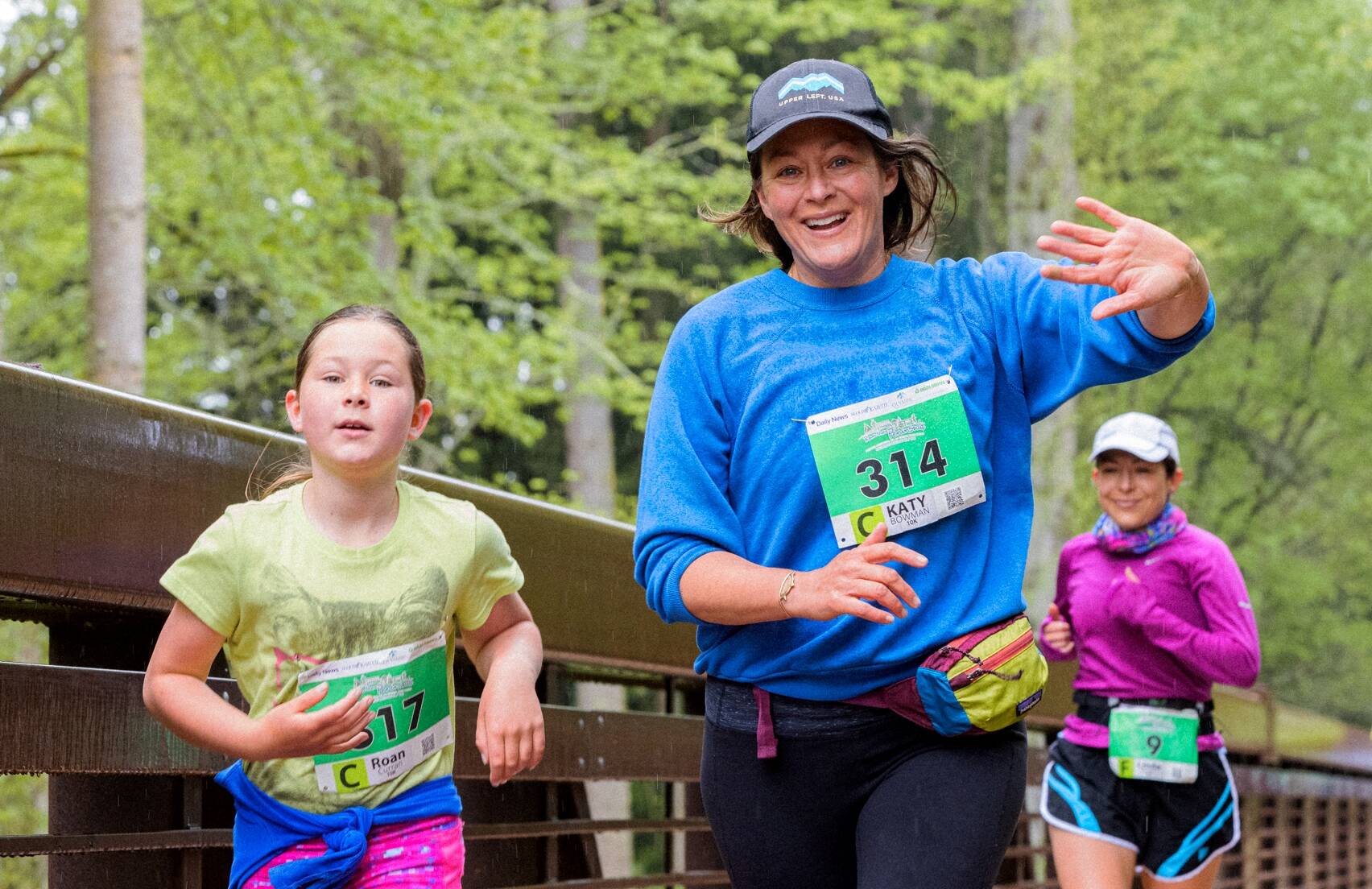 Participants enjoy the 2021 Railroad Bridge Run. More than 350 competitors are expected for the event for this year’s event, set for April 23. Photo courtesy of Run the Peninsula