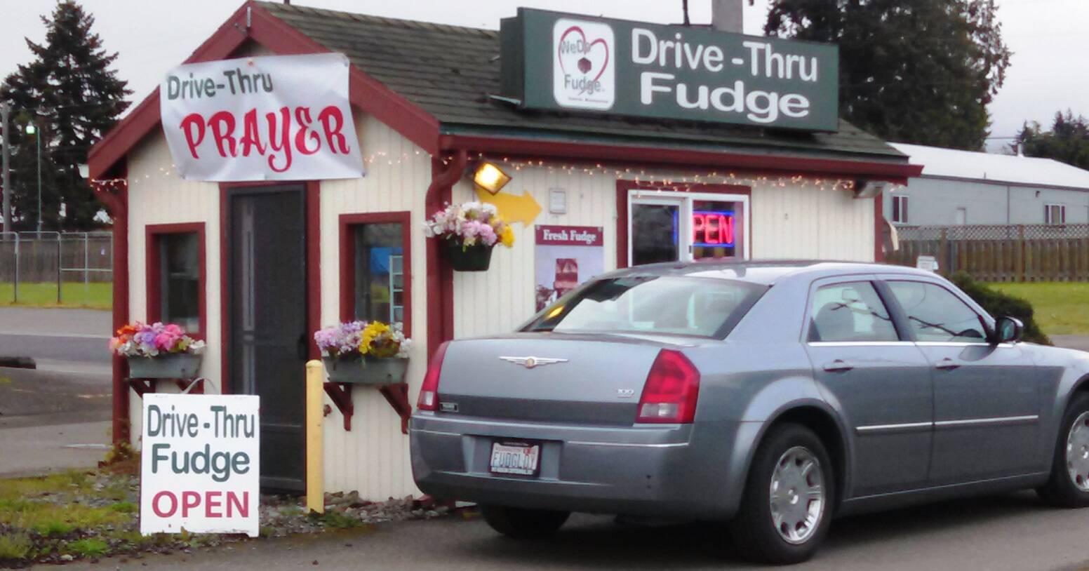 Submitted photo 
WeDo Fudge in Carlsborg has re-opened the drive-though for 2022.
