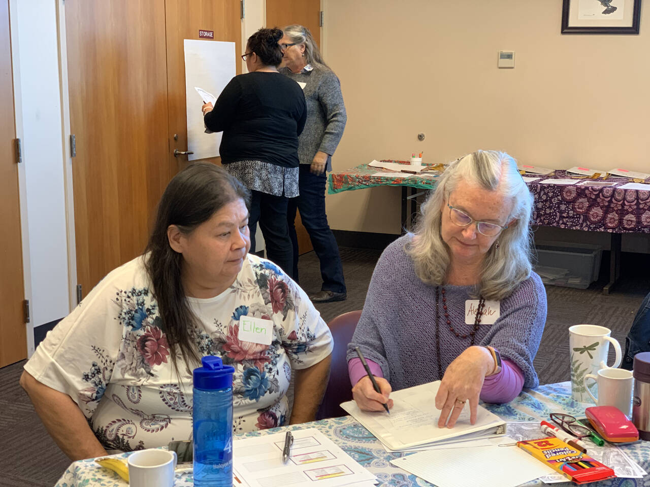 Submitted photo
2019 Collaborative Learning Academy Participants include Ellen Charles and Alielah Lawson, staffers at the Lower Elwha Klallam Health Clinic.