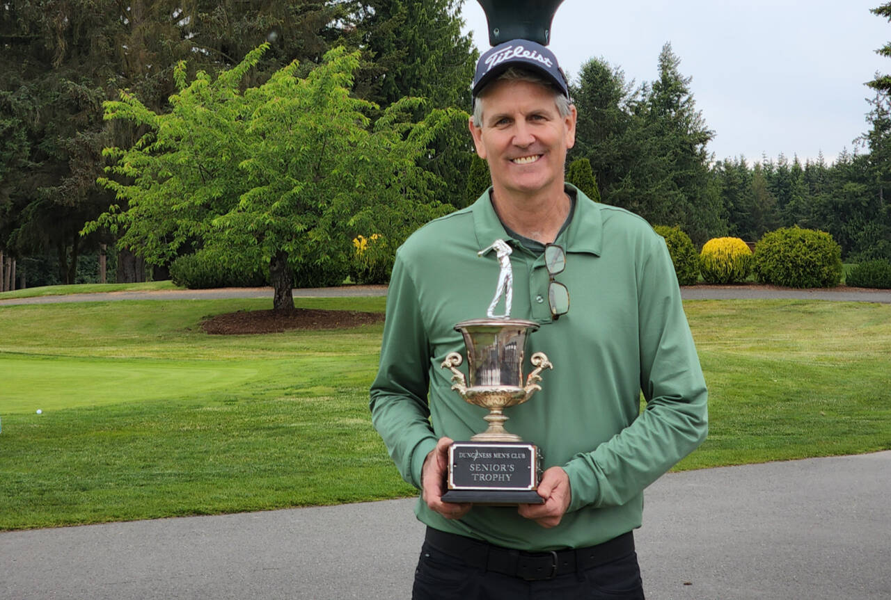 Jeff Jones is The Cedars at Dungeness Men’s Club Senior Championship winner (low gross), finishing in 154 shots over the two-day tourney held June 13 and June 15. Submitted photo