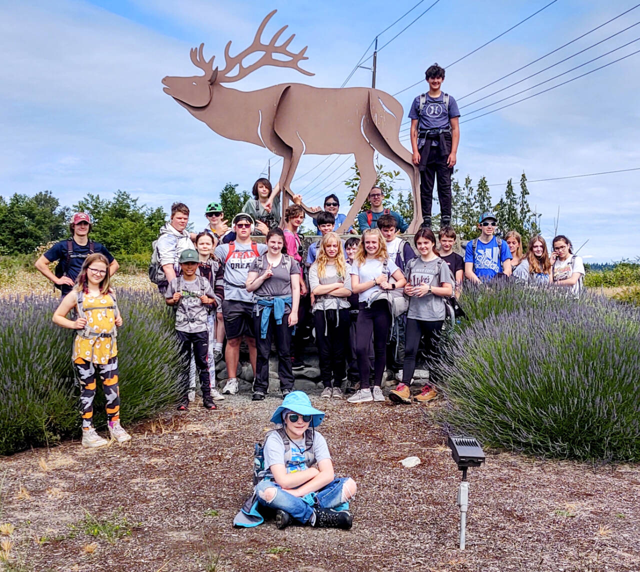 Submitted photo/ YMCA of Sequim used a recreation grant to start a Find Your Trail outdoor leadership program. it features 25 children and they’ve hiked more than 20 miles and learned about several hiking topics, staff said.