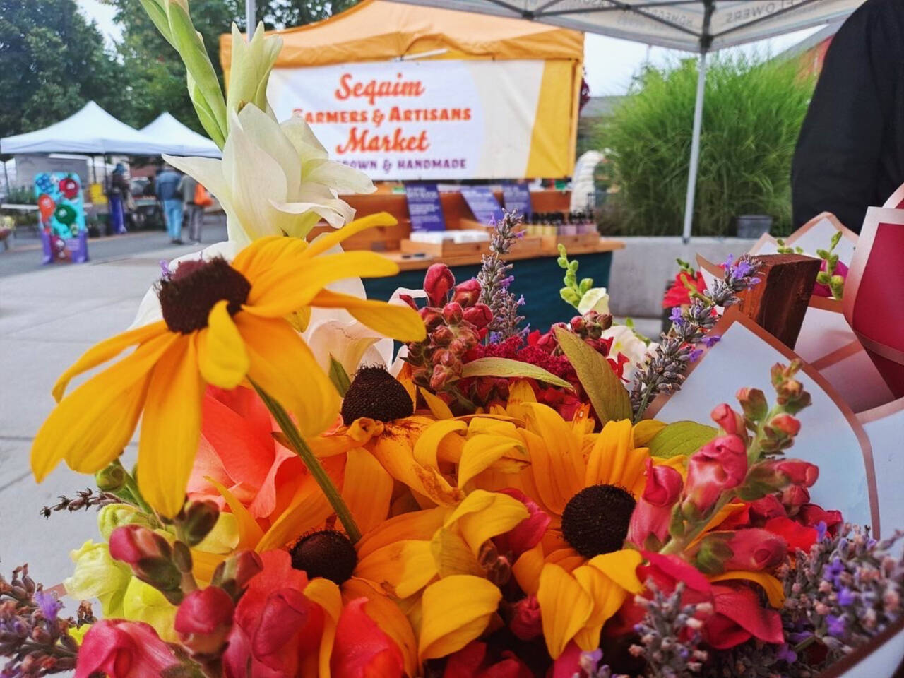 Photo by Aaron Brown/Sequim Farmers & Artisans Market / A host of community partners helps the Sequim Farmers & Artisans Market bloom each year.