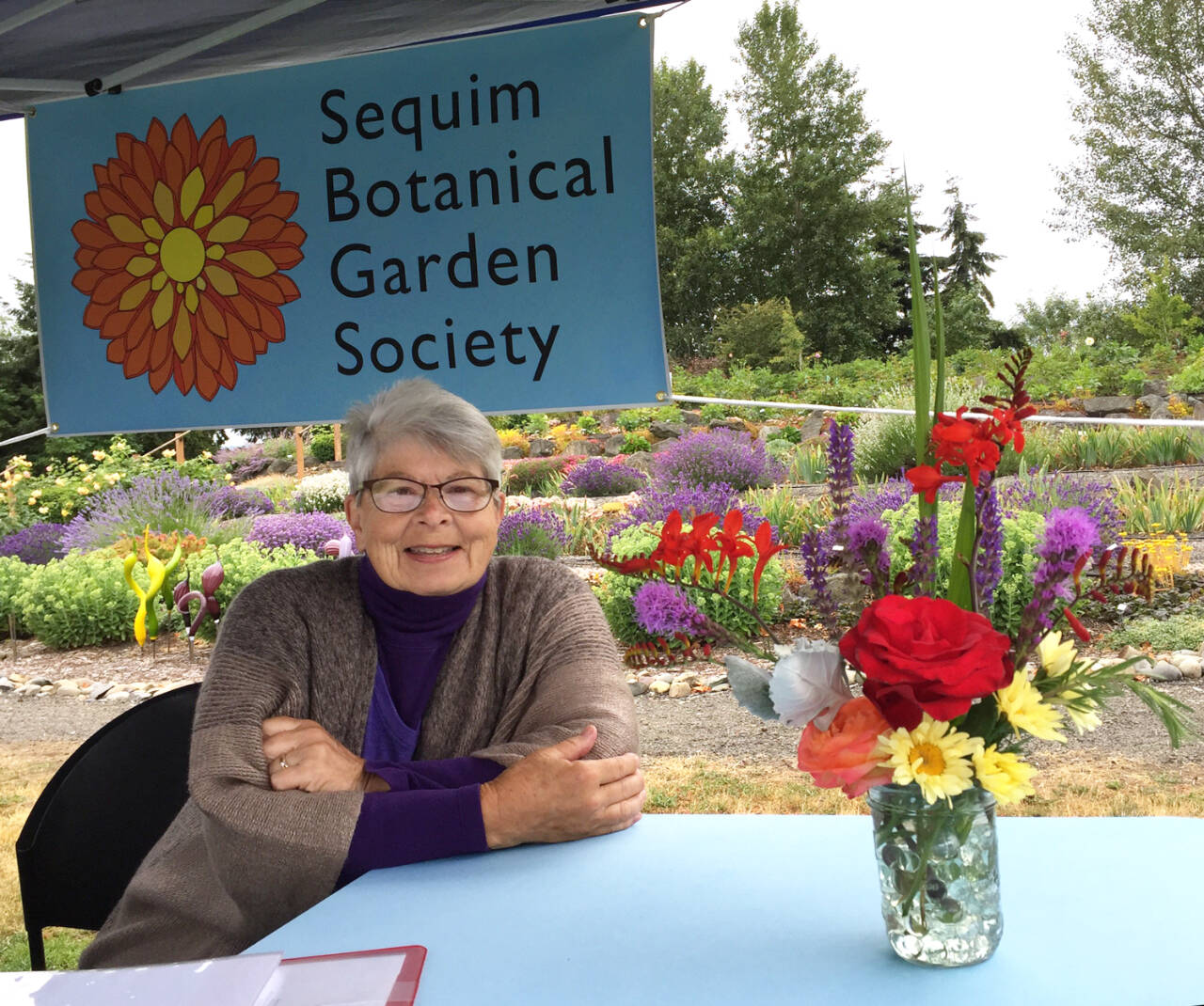 Photo by Renne Emiko Brock
Join Mary Crook, a volunteer with the Sequim Botanical Garden Society, to learn about attractive flower arrangements for a “Work to Learn” party at 1 p.m. Saturday, Sept. 24, at the Sequim Botanical Garden Terrace Garden.